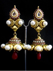 Polki Earrings